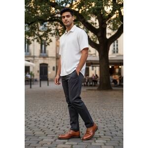 Stefanobi wingtip lace-up leather shoes, men’s size 12